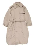 Acne Studios Technical belted-padded trench coat - Neutrals