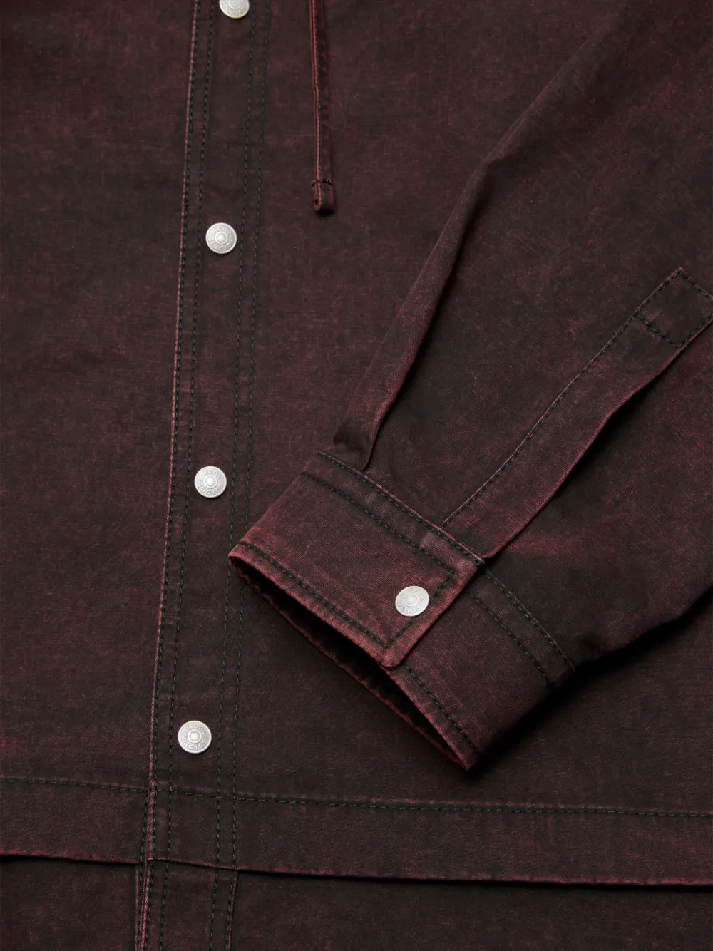 Acne Studios Hooded Organic Cotton Jacket In Brown