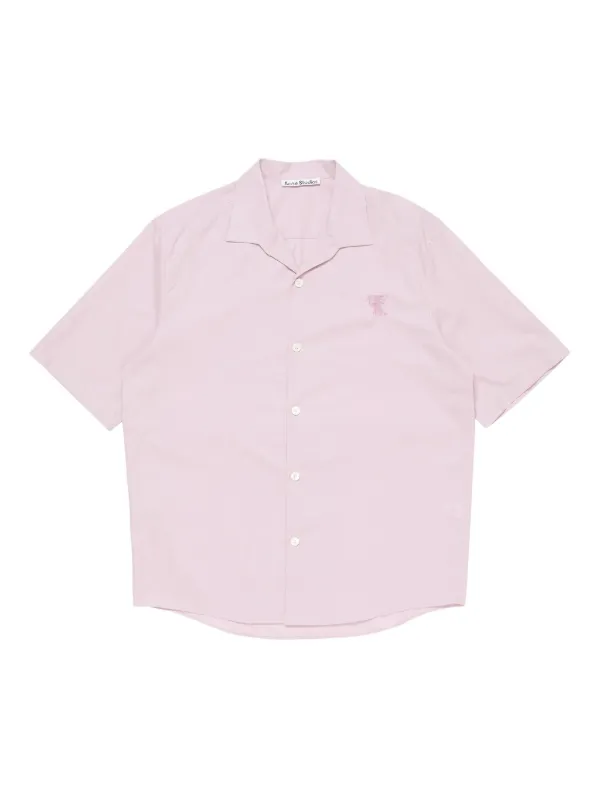 Acne Studios エンブロイダリーシャツ | ピンク | FARFETCH JP