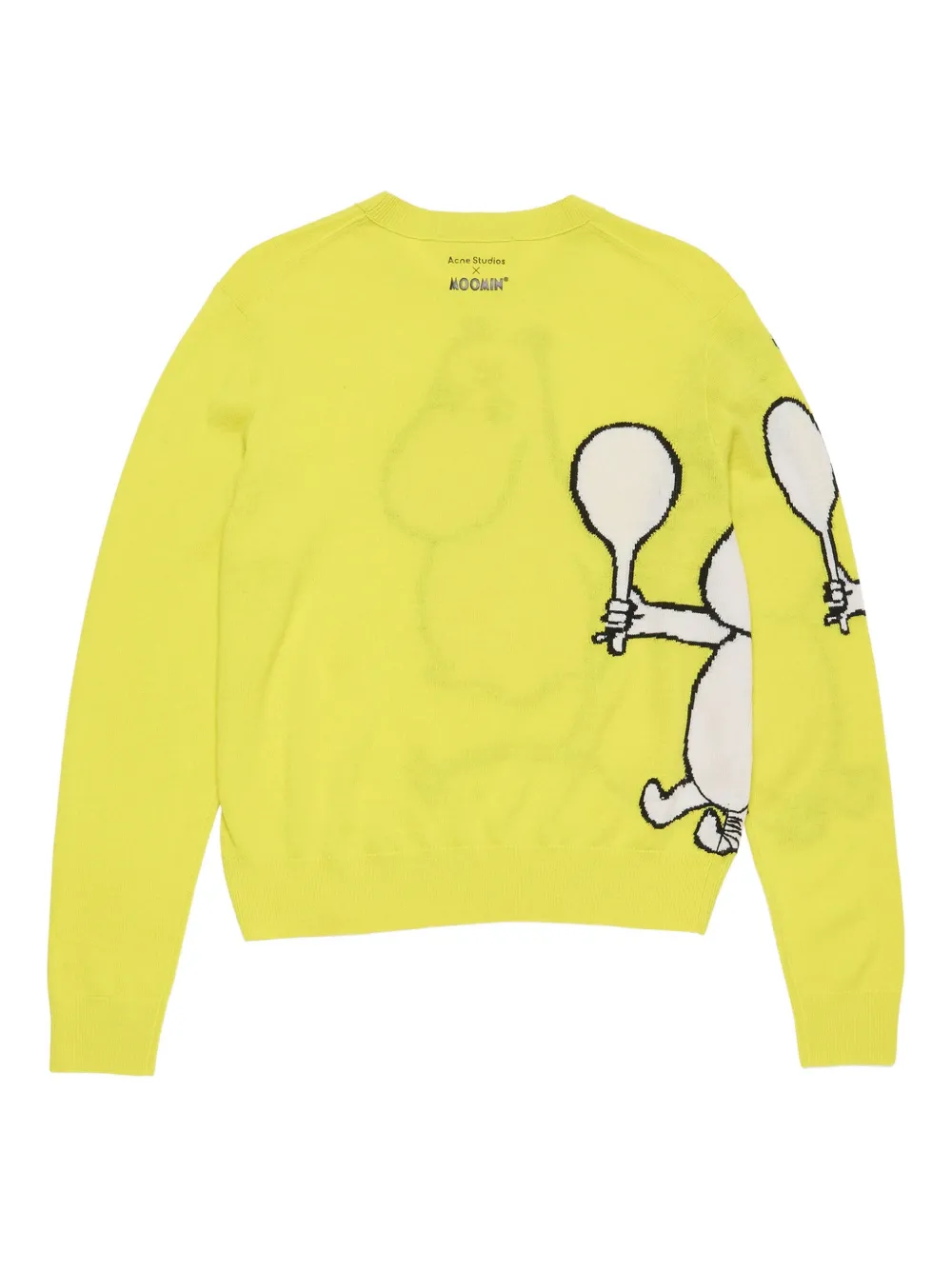 Acne Studios グラフィック ニットトップ | イエロー | FARFETCH JP