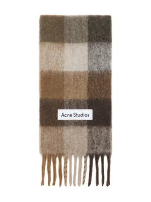 アクネステュディオス マフラー Acne studious 赤 マフラー アクネ