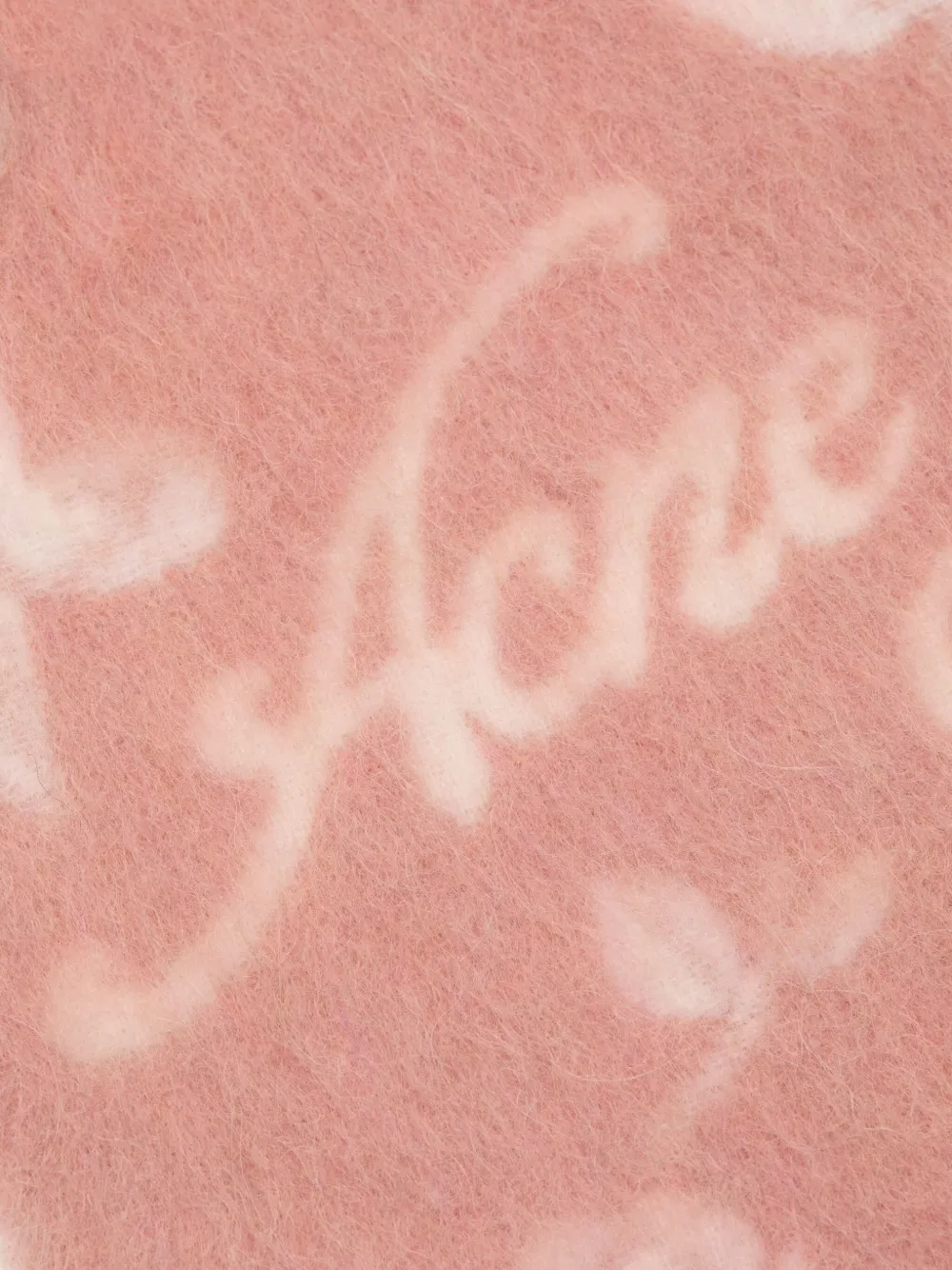 Acne Studios Fringed Scarf In Pink