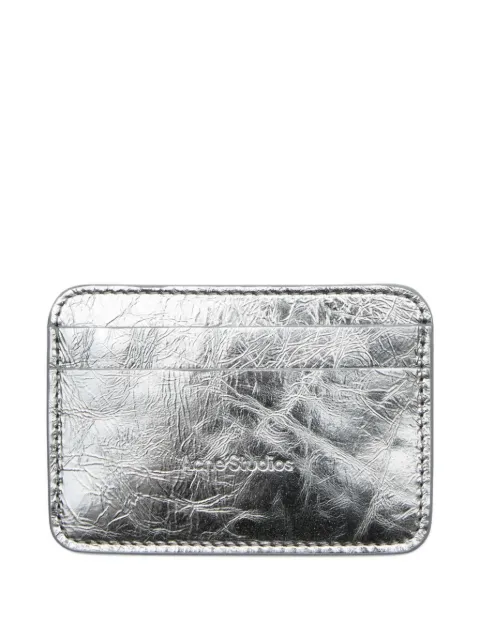 Acne Studios metallic leather cardholder