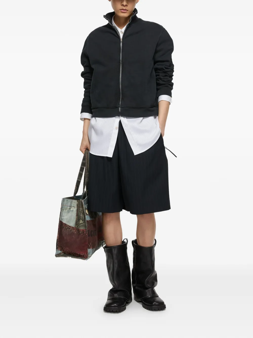 Acne Studios mock-neck zip-up sweatshirt | Sweatshirts | Image 2