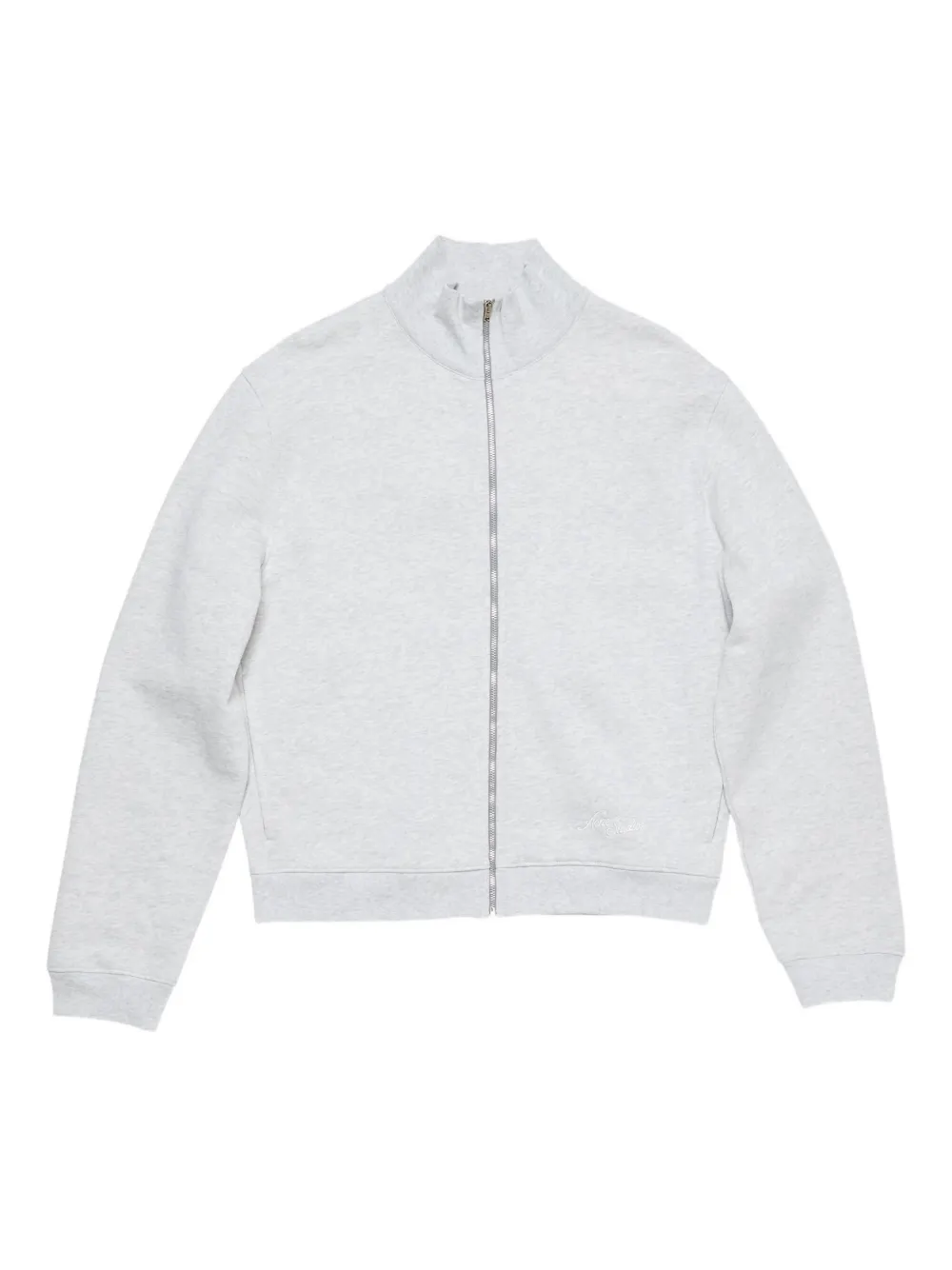Acne Studios zip-up sweatshirt Grijs