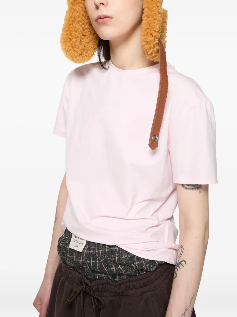 Acne Studios T-shirt Roze
