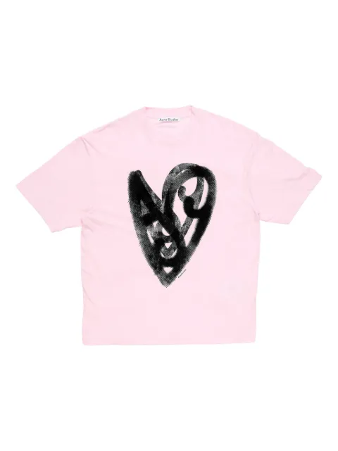 Acne Studios تيشيرت بطبعة قلب