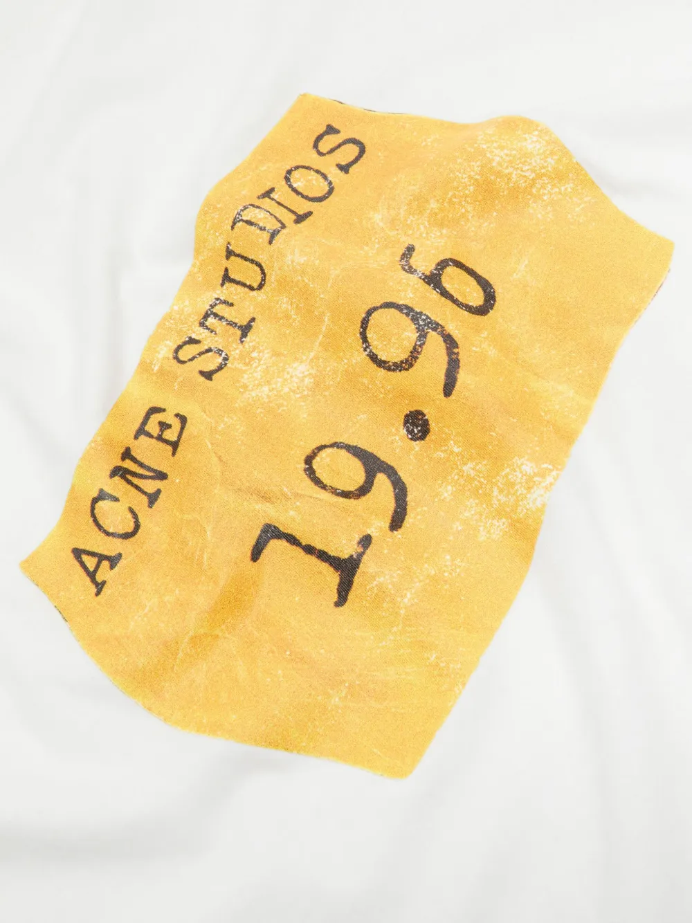 Acne Studios T-shirt van katoenmix Wit