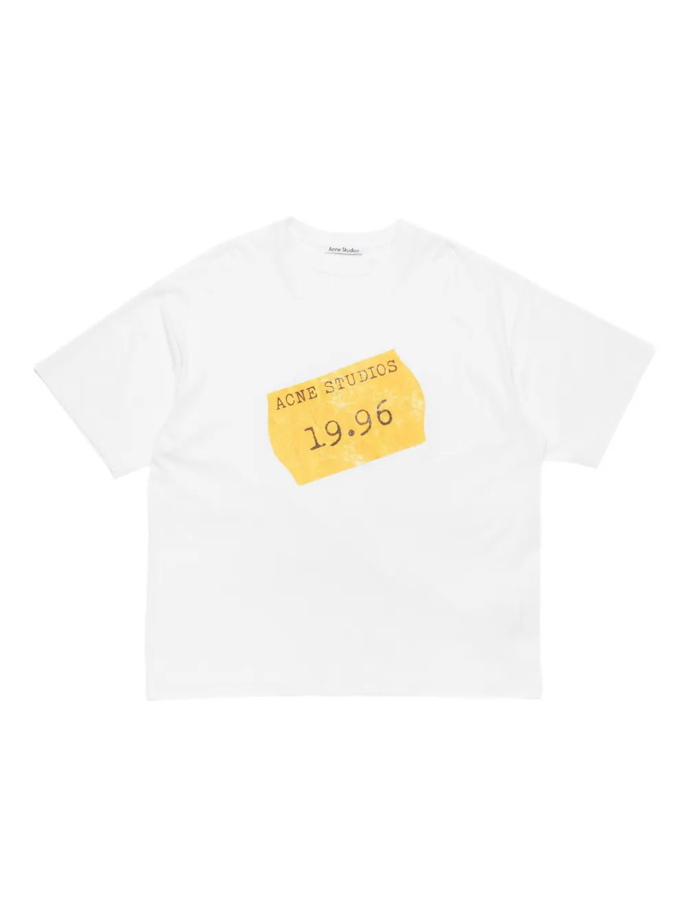 Acne Studios playera con cuelo redondo | blanco | Image 1