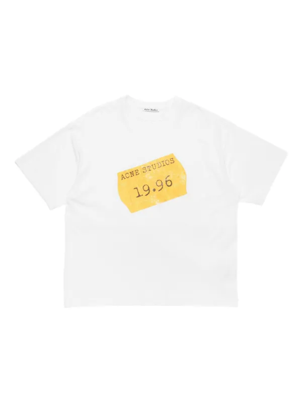 Acne Studios コットンブレンド Tシャツ | ホワイト | FARFETCH JP