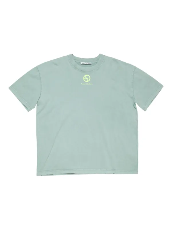 未使用級✨Acne Studious Tシャツ　白　緑　半袖　XXS /13 未使用級✨Acne Studious Tシャツ 白 緑 半袖 XXS /13 - メルカリ