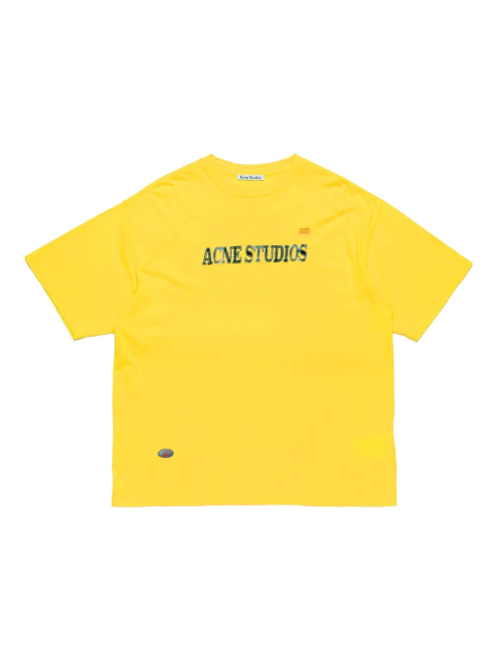 Acne Studios playera con cuelo redondo | amarillo | Image 1