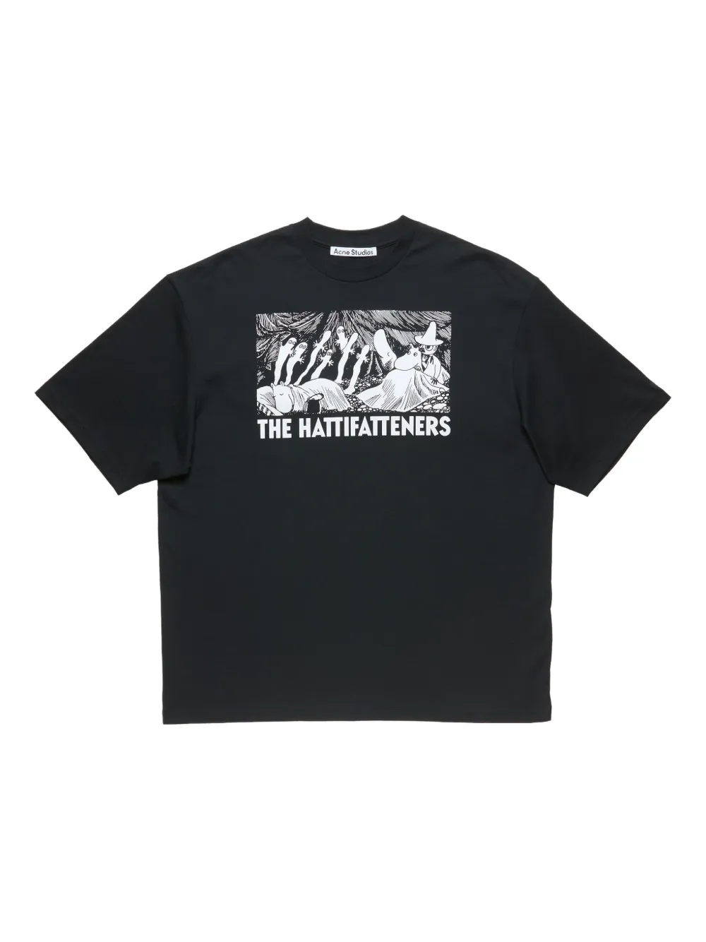 Acne Studios graphic-print t-shirt | Black | Image 1