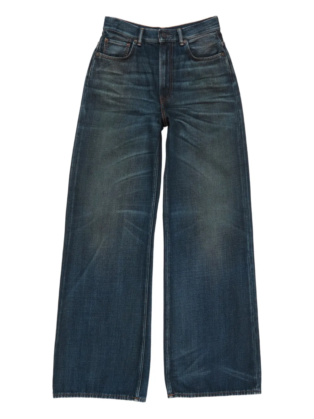 Acne Studios Jeans a vita alta - Blu