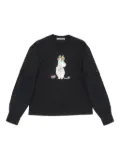 Acne Studios graphic-print sweatshirt - Black