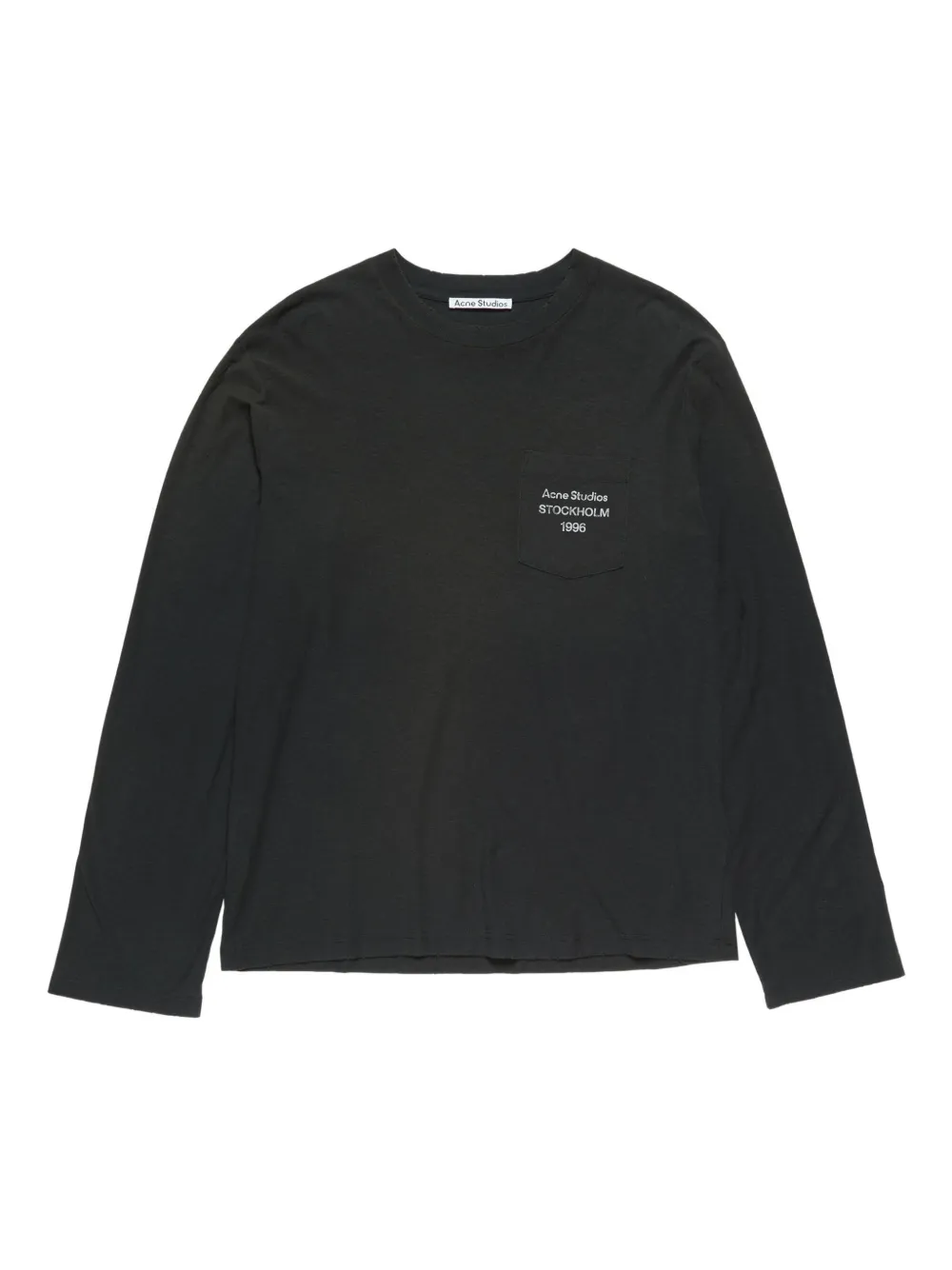 Acne Studios pocket-detail long-sleeve T-shirt | Black | Image 1