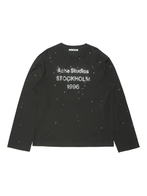 Acne Studios logo long-sleeve T-shirt