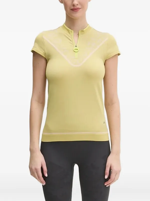 Adidas By Stella McCartney Blusa Truenature Golf Mangas Curtas Com Zíper Na  Gola Amarelo FARFETCH BR