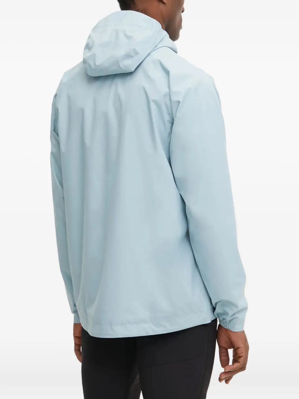adidas hooded zip-up jacket Blauw