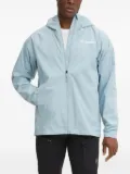 adidas hooded zip-up jacket - Blue