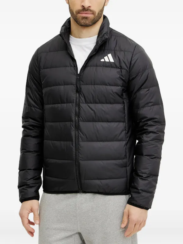 Adidas Chamarra Con Logo Estampado Negro FARFETCH CO