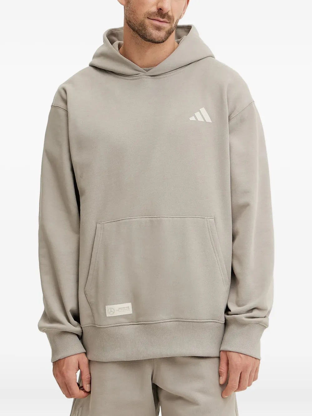 adidas logo-print hoodie | Neutrals | Image 1