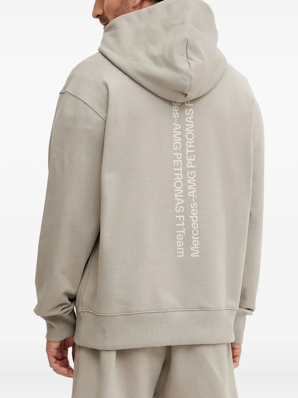 adidas Hoodie met logoprint Beige