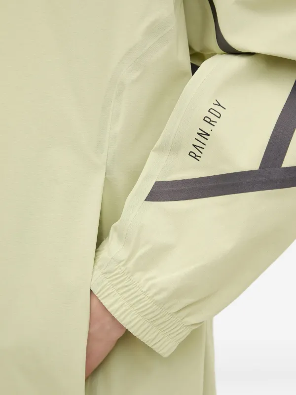 Adidas x National Geographic graphic-panel Rain Jacket Yellow