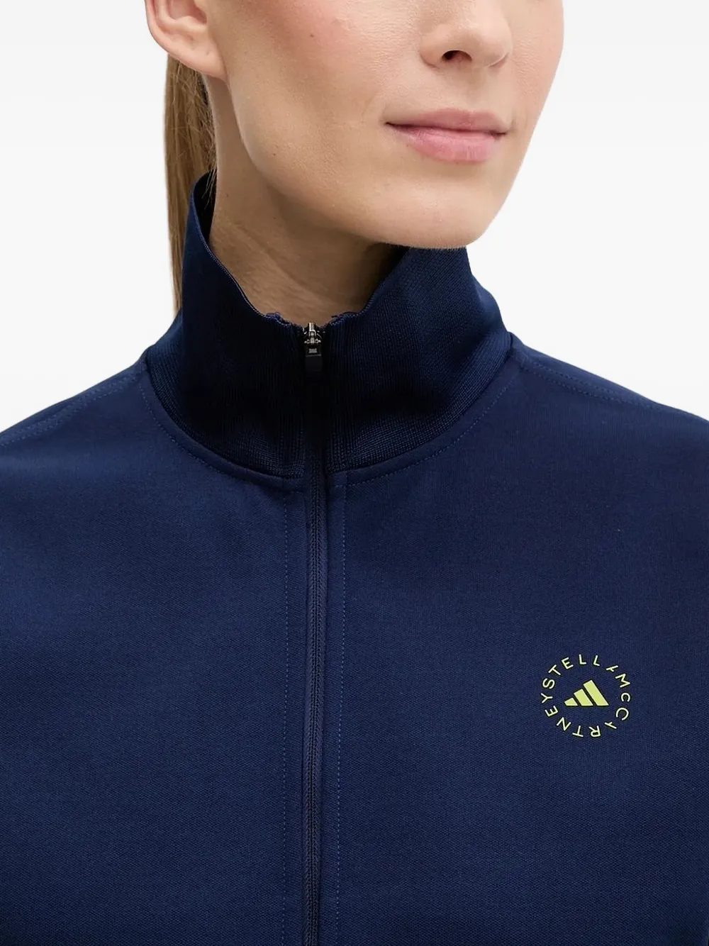 adidas by Stella McCartney Sweater met rits Blauw