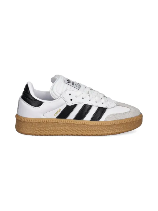 Adidas Kids Samba 3-Stripes Trainers | White | FARFETCH ID