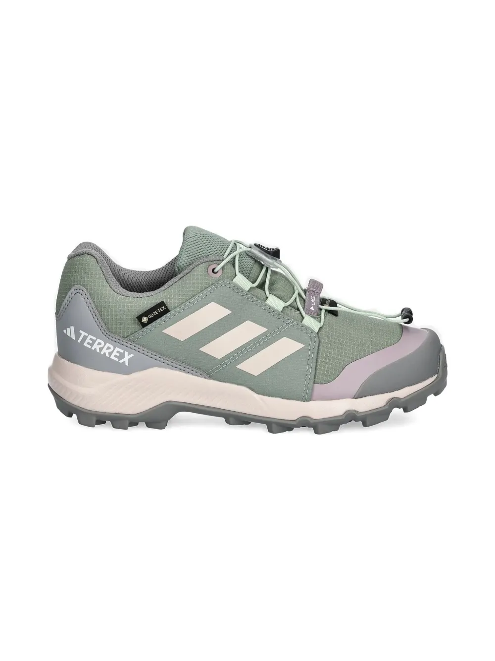 Adidas Kids Gore-Tex three-stripe sneakers Green