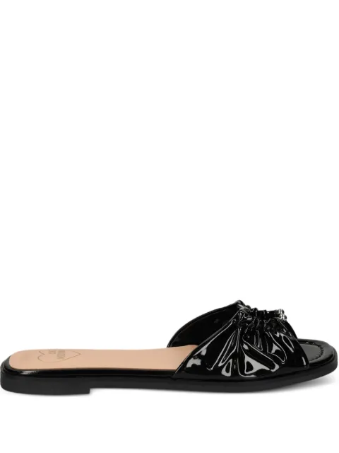 Love Moschino sandalias con detalle fruncido