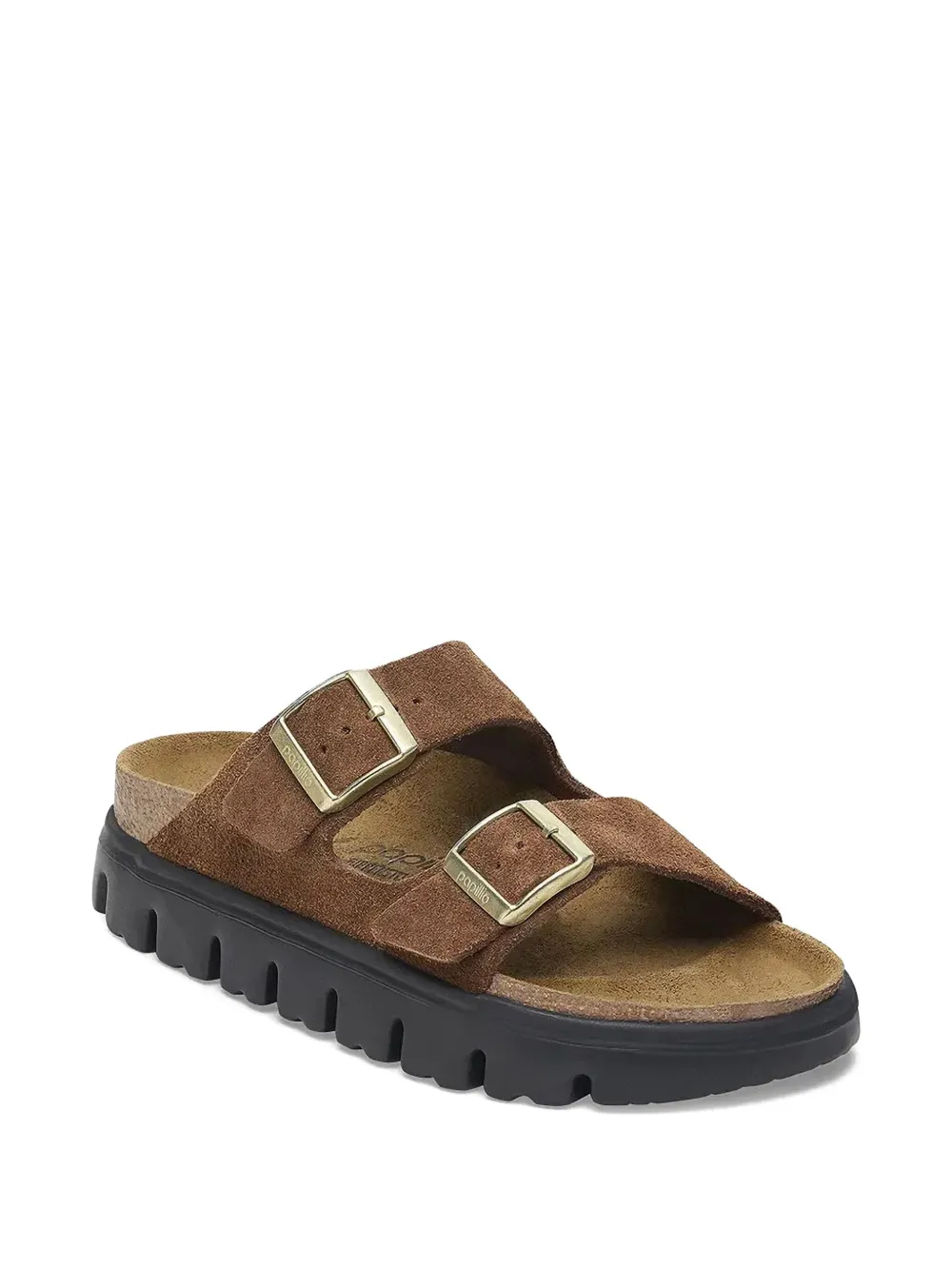 Birkenstock Arizona double-buckle suede sandals - Bruin