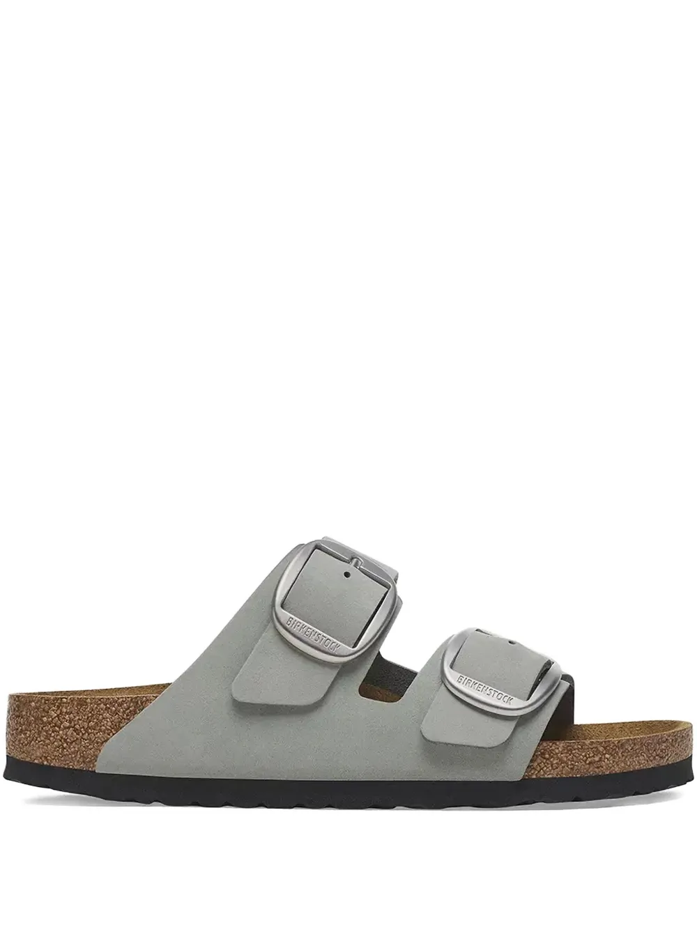 Birkenstock Arizona double buckle slide sandals Grey