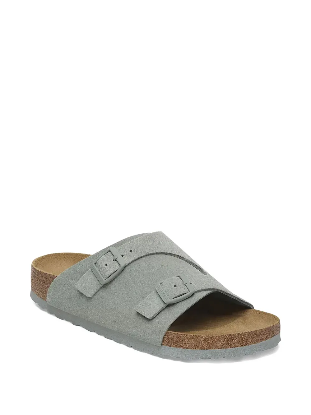 Birkenstock Zürich double-buckle slide sandals - Grijs