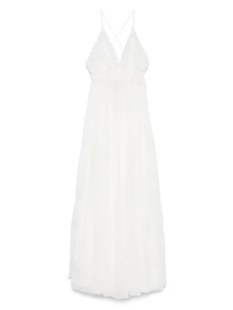 Ermanno Scervino vestido midi con detalle de encaje
