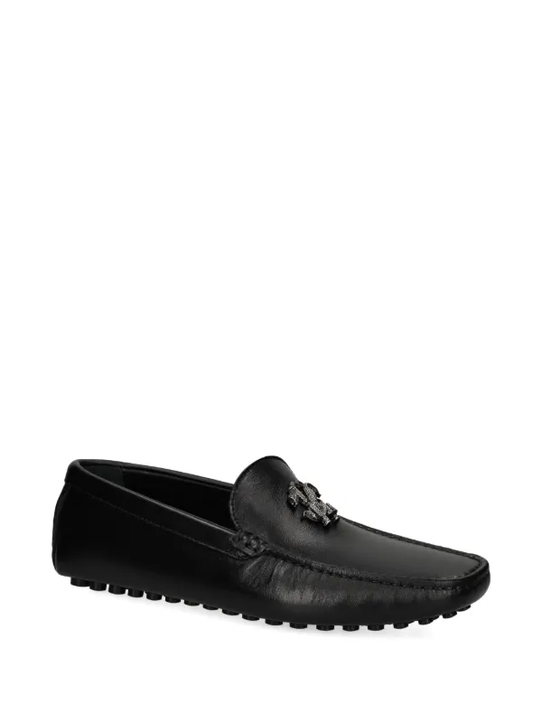 Roberto Cavalli Leather Loafers | Black | FARFETCH display picture 1