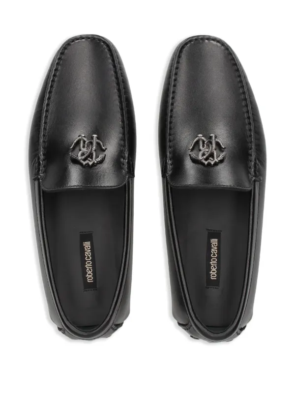 Roberto Cavalli Leather Loafers | Black | FARFETCH display picture 2