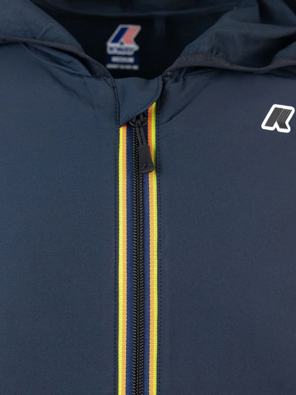 K-Way Jack met logopatch Blauw