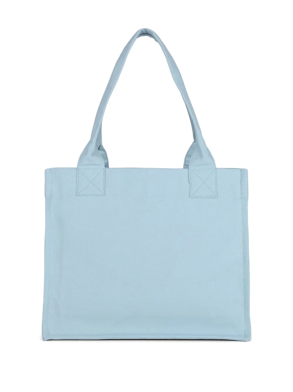 GANNI recylced-cotton tote bag - Blauw