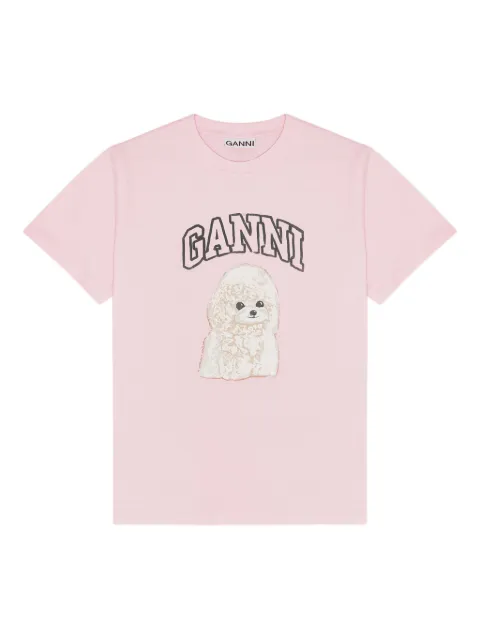 GANNI organic-cotton t-shirt