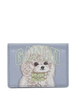 GANNI 財布 | ブルー | FARFETCH JP