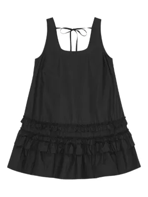 GANNI ストライプ ミニワンピース 半袖 新品タグ付き 新品未使用・タグつき・定価半額】GANNI ストライプ Tシャツ