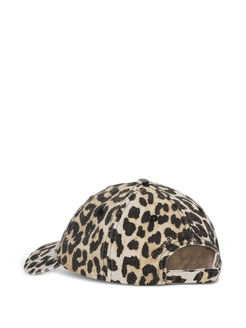 GANNI Pet met luipaardprint - Beige