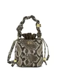 GANNI mini Bou bucket bag - Neutrals
