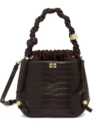 GANNI Bou バケット バッグ | ブラウン | FARFETCH JP GANNI Bou バケット バッグ | ブラウン | FARFETCH JP