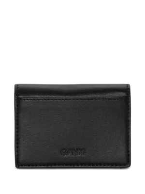 ★Ganni★ Ganibu llic Card Holder Silver A6596018 A65960 Silver Silver GANNI Bou Card Holder With Flap | GANNI CA