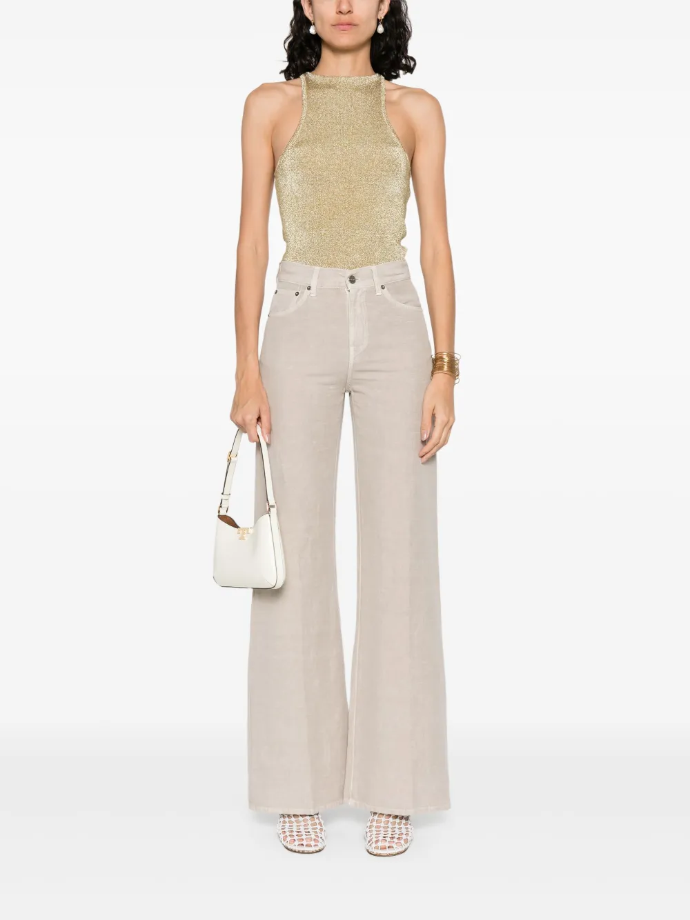 DONDUP Amber broek - Beige