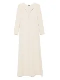 Giorgio Armani Pre-Owned 1990s silk maxi dress - Neutrals