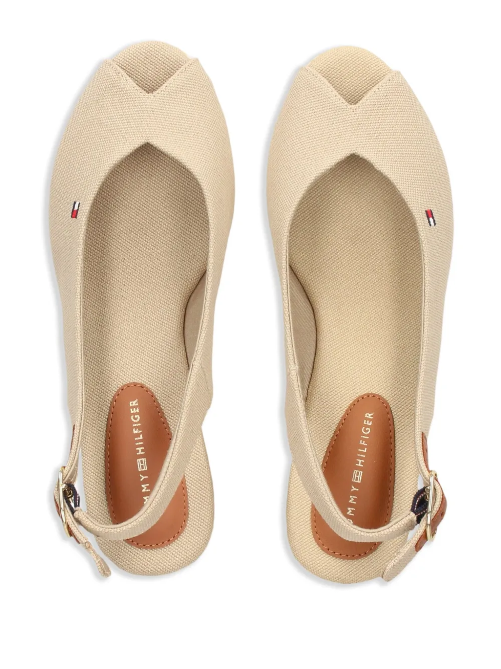 Tommy Hilfiger leather sandals Neutrals